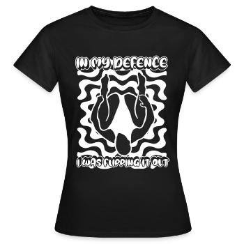 Turmspringen Turmspringer Salto - Frauen T-Shirt - Schwarz - Vorne - AI Model Female 172 dark (172cm)