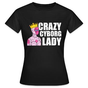 Robotique Ai Robot Cyborg - T-shirt Femme - noir - Devant - AI Model Female 172 dark (172cm)