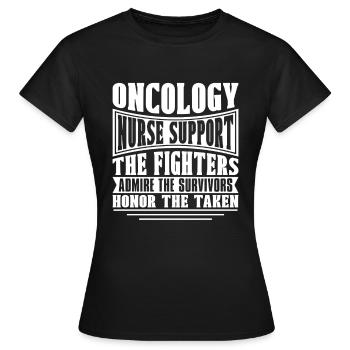 Krankenschwester Ehren - Frauen T-Shirt - Schwarz - Vorne - AI Model Female 172 dark (172cm)