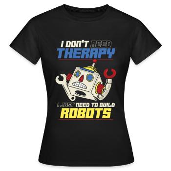 Robotique Ai robot - T-shirt Femme - noir - Devant - AI Model Female 172 dark (172cm)
