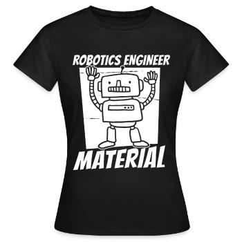 Robotique Ai Robot - T-shirt Femme - noir - Devant - AI Model Female 172 dark (172cm)