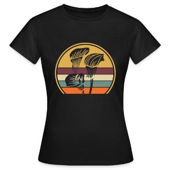 Tulpen Tulpen - Frauen T-Shirt - Schwarz - Vorne - AI Model Female 172 dark (172cm)