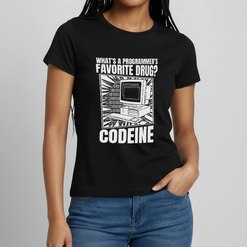 Developer Coder Programmer Computer T-shirt Femme