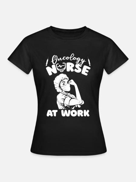 Krankenschwester Stethoskop - Frauen T-Shirt - Schwarz