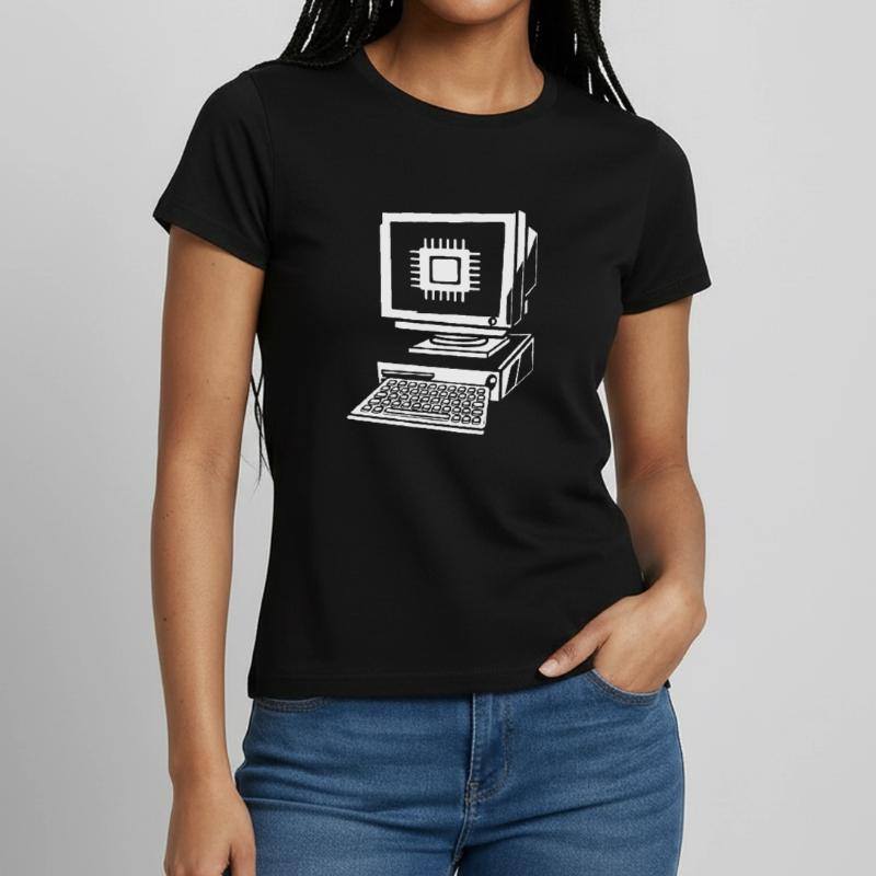 Developer Coder Programmer Computer T-shirt Femme