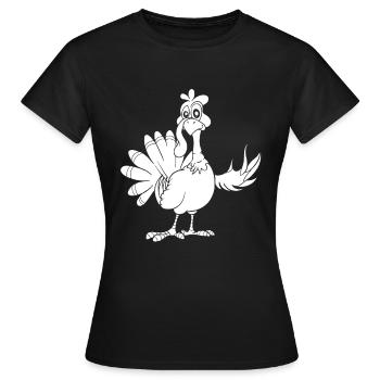 Action de grâce - T-shirt Femme - noir - Devant - AI Model Female 172 dark (172cm)