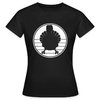 Action de grâce - T-shirt Femme - noir - Devant - AI Model Female 172 dark (172cm)