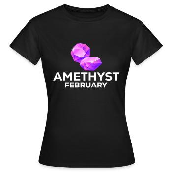 Pierres précieuses - T-shirt Femme - noir - Devant - AI Model Female 172 dark (172cm)