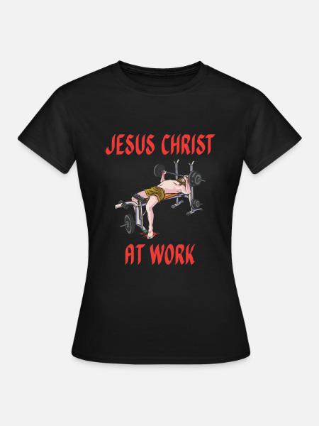 Christ Christentum Trainieren - Frauen T-Shirt - Schwarz