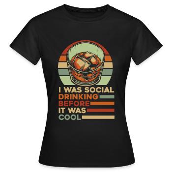 Whisky Whiskey - T-shirt Femme - noir - Devant - AI Model Female 172 dark (172cm)