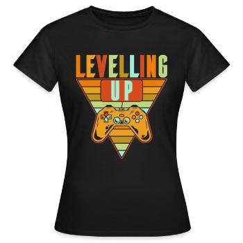 Améliorer le jeu des joueurs - T-shirt Femme - noir - Devant - AI Model Female 172 dark (172cm)