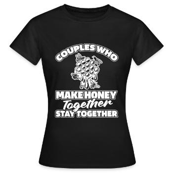 Apiculteurs, apiculteurs - T-shirt Femme - noir - Devant - AI Model Female 172 dark (172cm)