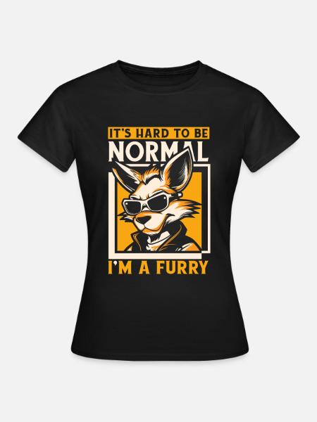 Furry Fandom Fursuits Witzig - Frauen T-Shirt - Schwarz