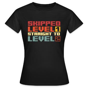 Twin Daddy Twins Daddy Funny - T-shirt Femme - noir - Devant - AI Model Female 172 dark (172cm)