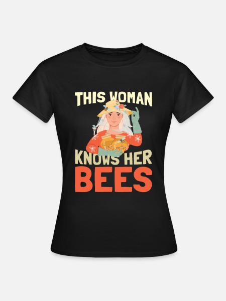 Imker Bienenzüchter - Frauen T-Shirt - Schwarz