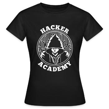 Programmeur Codeur développeur - T-shirt Femme - noir - Devant - AI Model Female 172 dark (172cm)