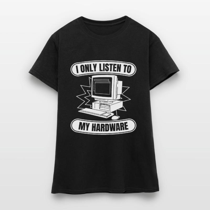 Entwickler Coder Programmierer Hardware Frauen T-Shirt