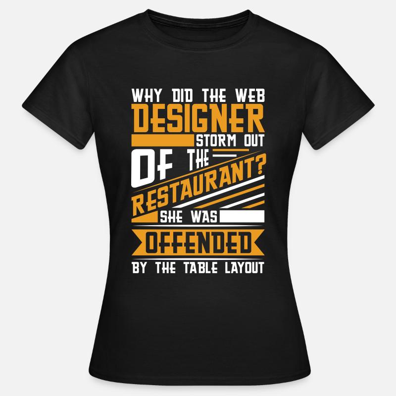 Web Entwickler Webdeveloper Witzig - Frauen T-Shirt - Schwarz