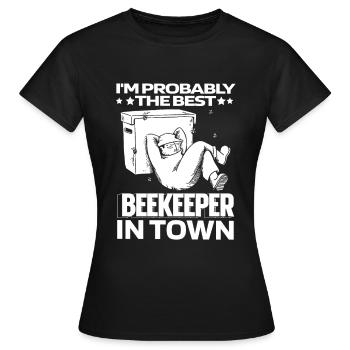 Apiculteurs, apiculteurs - T-shirt Femme - noir - Devant - AI Model Female 172 dark (172cm)