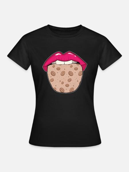 Kaffee Cafe - Frauen T-Shirt - Schwarz