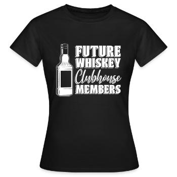 Whisky Whiskey - T-shirt Femme - noir - Devant - AI Model Female 172 dark (172cm)