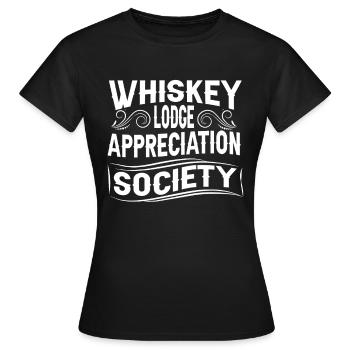 Whisky Whiskey - T-shirt Femme - noir - Devant - AI Model Female 172 dark (172cm)