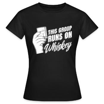 Whisky Whiskey - T-shirt Femme - noir - Devant - AI Model Female 172 dark (172cm)