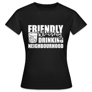Whisky Whiskey - T-shirt Femme - noir - Devant - AI Model Female 172 dark (172cm)