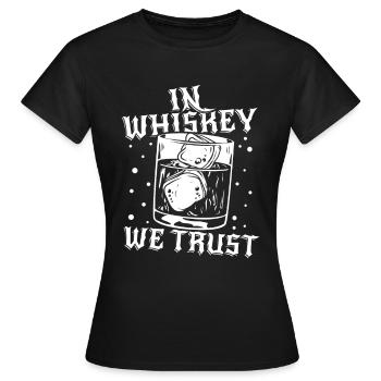 Whisky Whiskey - T-shirt Femme - noir - Devant - AI Model Female 172 dark (172cm)