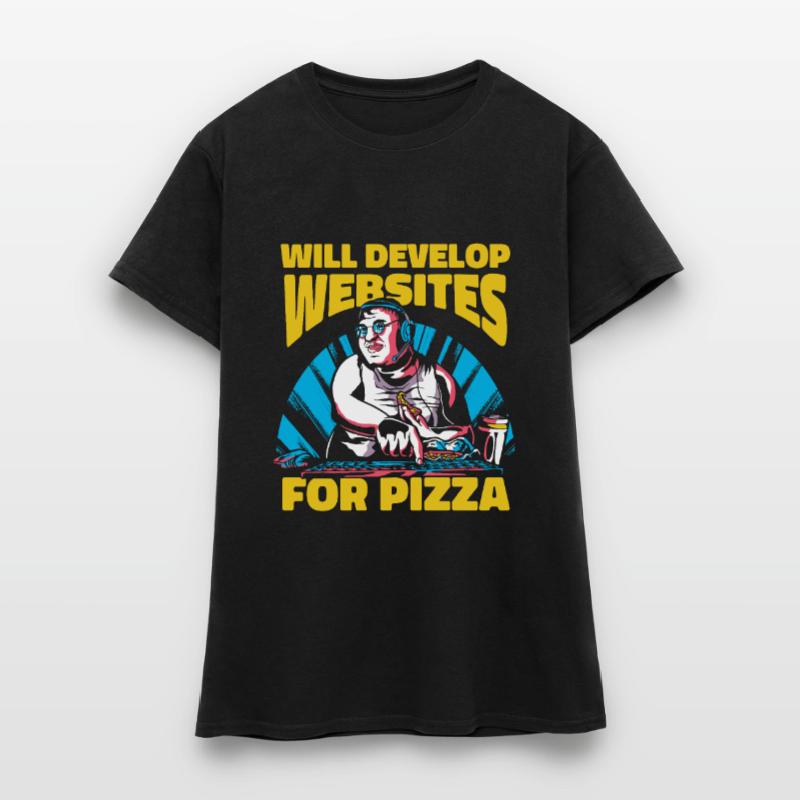 Web Developer Web Developer Pizza Women's T-Shirt