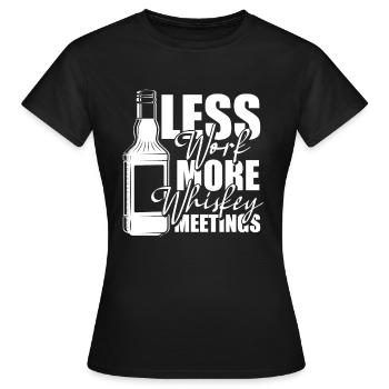 Whisky Whiskey - T-shirt Femme - noir - Devant - AI Model Female 172 dark (172cm)