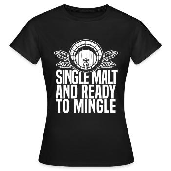Whisky Whiskey - T-shirt Femme - noir - Devant - AI Model Female 172 dark (172cm)