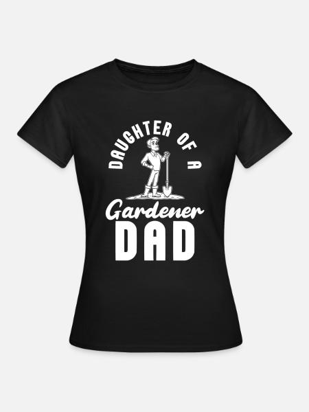 Hobbygärtner Garten Gartenvater - Frauen T-Shirt - Schwarz