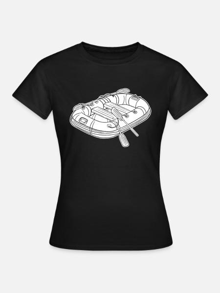 Rafting - Frauen T-Shirt - Schwarz