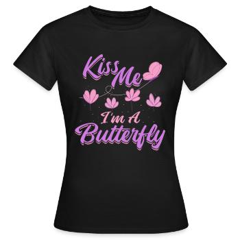 Hobbygärtner Garten Monarch - Frauen T-Shirt - Schwarz - Vorne - AI Model Female 172 dark (172cm)