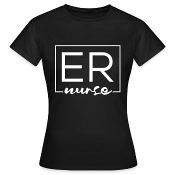 Krankenschwester Notfall Krankenschwester - Frauen T-Shirt - Schwarz - Vorne - AI Model Female 172 dark (172cm)