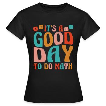 Mathelehrer Mathe Lehrer Mathe Nachhilfelehrer - Frauen T-Shirt - Schwarz - Vorne - AI Model Female 172 dark (172cm)