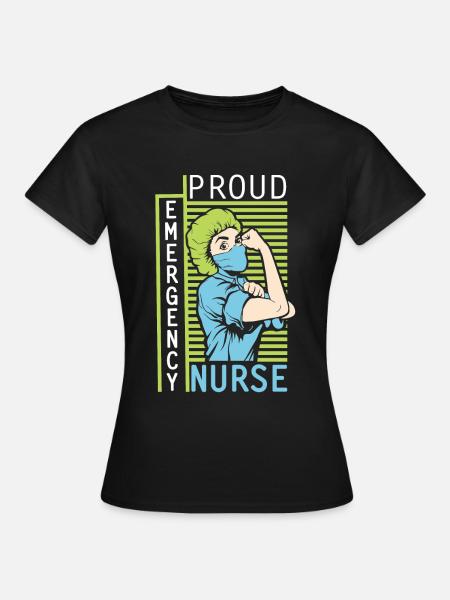 Krankenschwester Notfall - Frauen T-Shirt - Schwarz