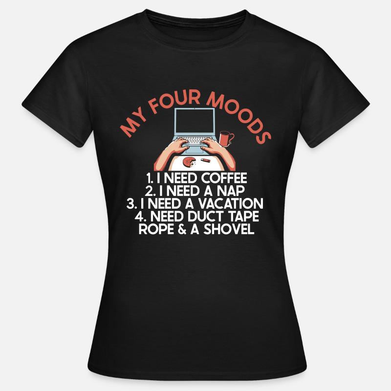 Entwickler Coder Programmierer Lustig - Frauen T-Shirt - Schwarz
