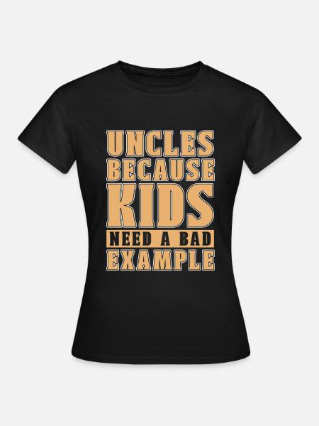 Onkel Witzig - Frauen T-Shirt - Schwarz