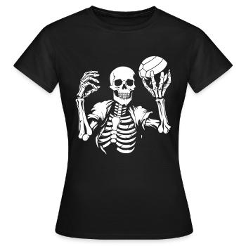 Volleyball Volleyballer Volleyball - Women's T-Shirt - black - Front - AI Model Female 172 dark (172cm)