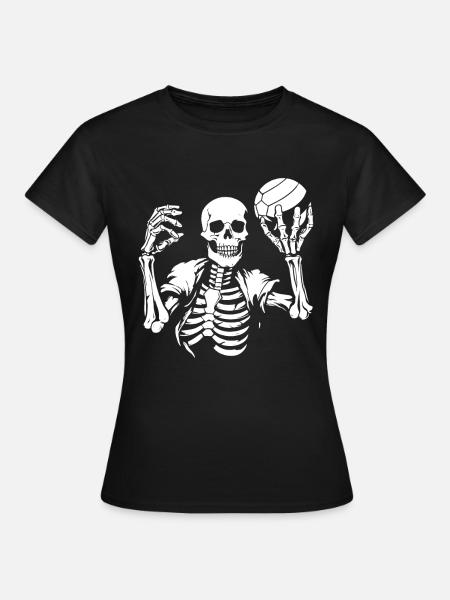 Volleyball Volleyballer Volleyball - Frauen T-Shirt - Schwarz