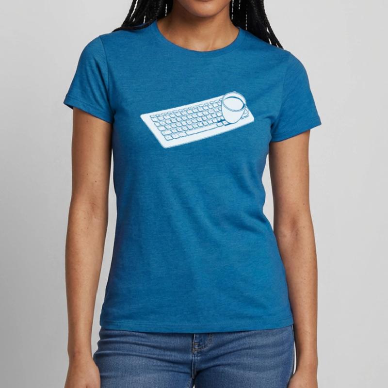 Entwickler Coder Programmierer Kaffee Frauen T-Shirt