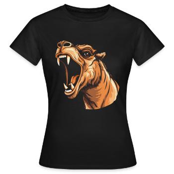 Camel Furious - Women's T-Shirt - black - Front - AI Model Female 172 dark (172cm)