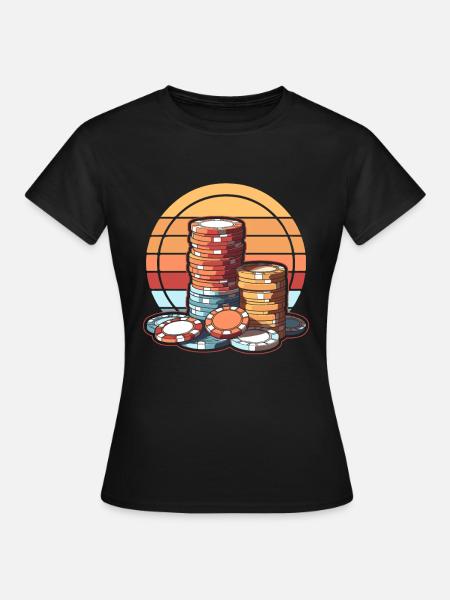 Poker - Frauen T-Shirt - Schwarz