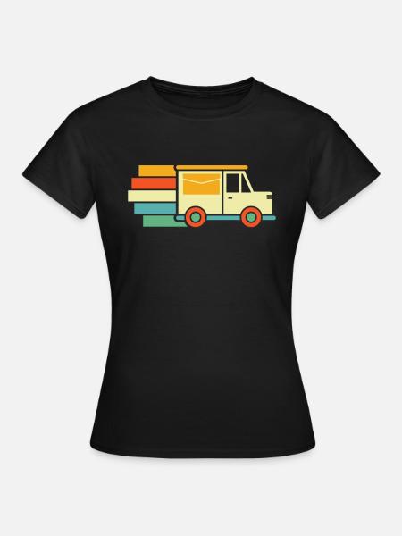 Postbote Briefträger - Frauen T-Shirt - Schwarz