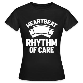 Infirmier - T-shirt Femme - noir - Devant - AI Model Female 172 dark (172cm)