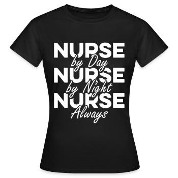 Infirmière Super-héroïne - T-shirt Femme - noir - Devant - AI Model Female 172 dark (172cm)