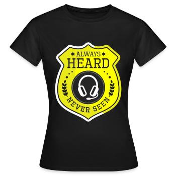 Notruf Leitstelle Einsatzzentrale - Frauen T-Shirt - Schwarz - Vorne - AI Model Female 172 dark (172cm)