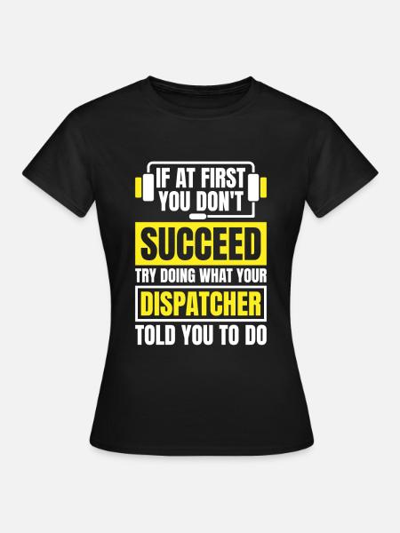 Notruf Leitstelle Einsatzzentrale - Frauen T-Shirt - Schwarz